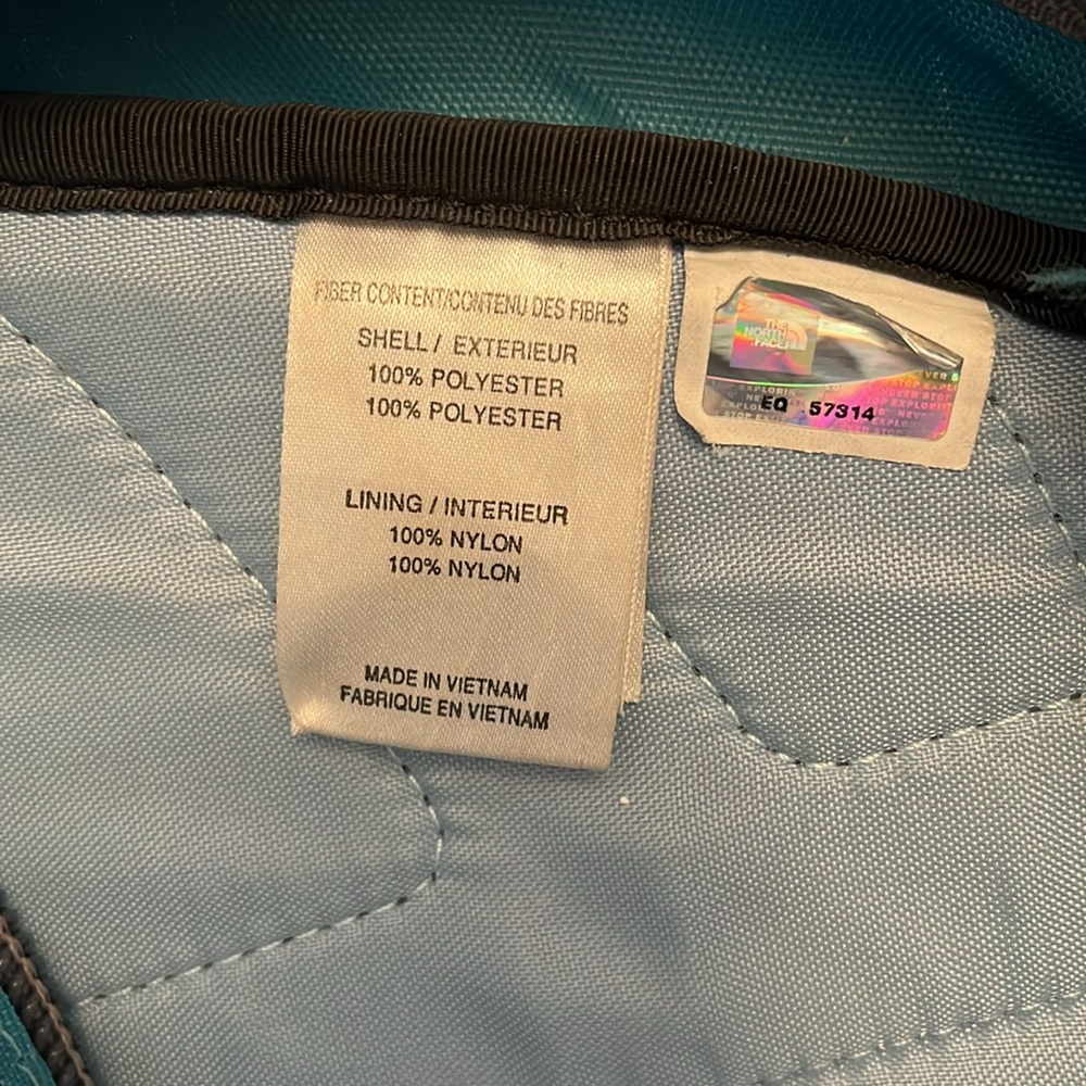 The North Face light blue and grey Jester Backpack - Picture 10 of 14